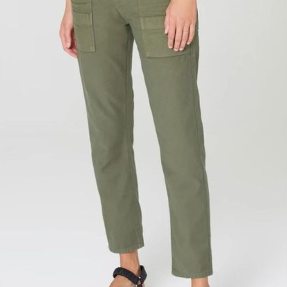CITIZENS OF HUMANITY Leah Crop Cargo Trouser - Fatigue
